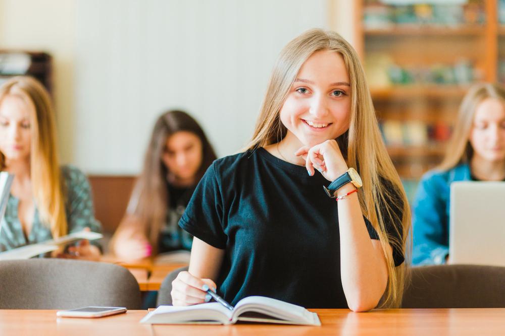 Middle school students preparing for upper school