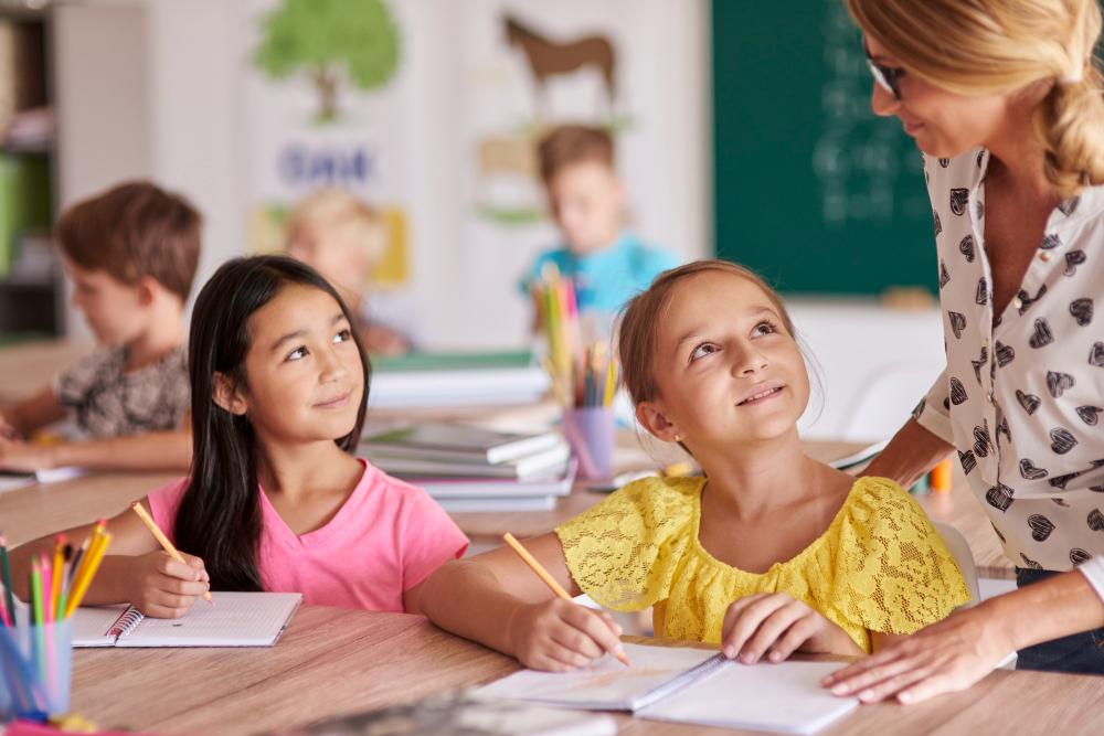 Students learning